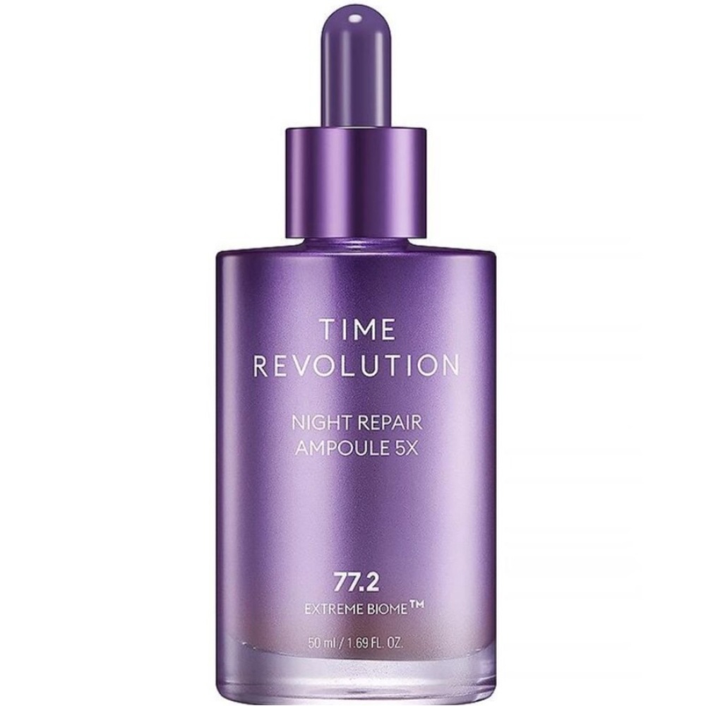 Missha Time Revolution Night Repair Ampoule 5X Serum Korean Skincare NWT